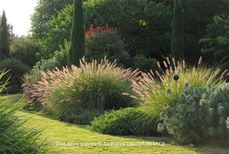 bassin en ardoise au jardin contemporain